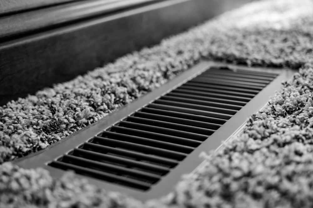 gas ducted heating vent